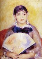 Renoir, Pierre Auguste - Girl with a Fan